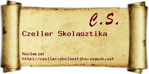 Czeller Skolasztika névjegykártya